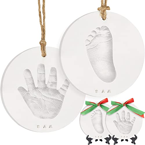 Baby Handprint Footprint Ornament Keepsake Kit, Imprint (Multi-Colored) - color: Multi-Colored