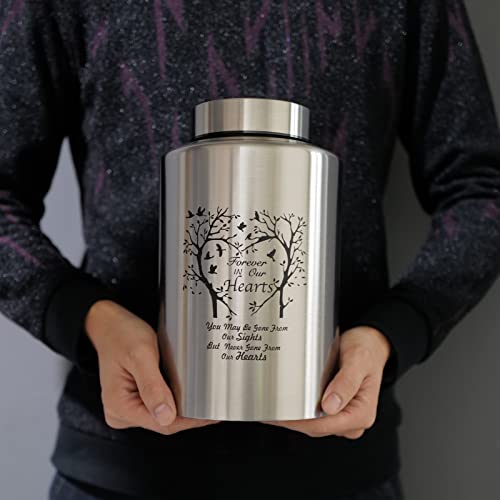 Large Cremation Urns for Human Ashes, for Adult Female & Male - size: 220 lbs