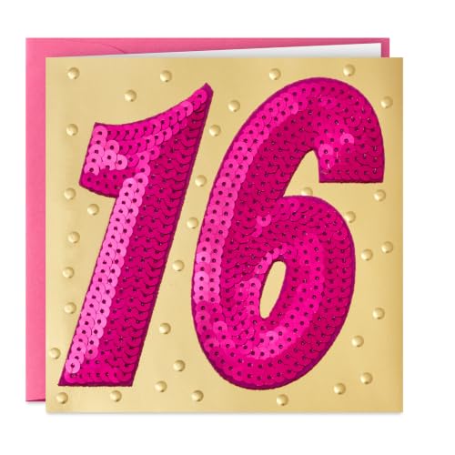 Hallmark Signature 16th Birthday Card for Her (Seriously Sweet)