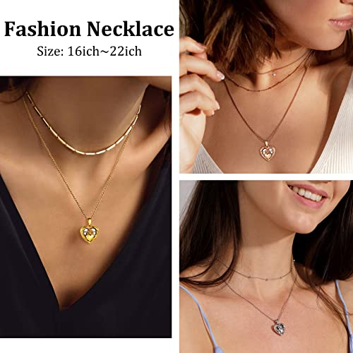 Bestyle Sterling Silver Heart Locket Necklace for Women, Dainty Cute Small Heart Locket Pendant in Gold/Rose Gold/Silver, Love Statement Jewelry Gift for Mother Wife - color: C1. Claddagh-Silver-Locket Only, NO Custom