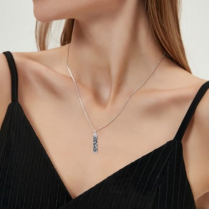 Flower Cute Animal Sterling Silver Pendant Urn Ashes Necklace for Women BF0709 - color: C *A Dragonfly