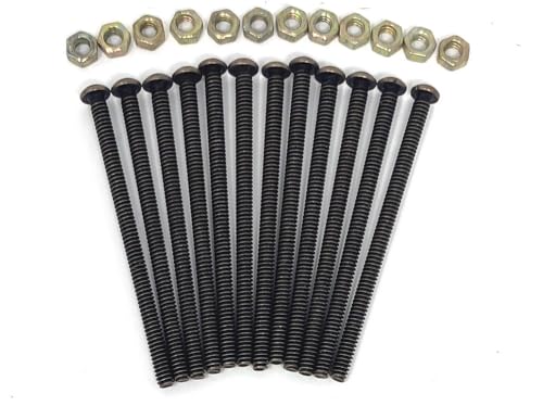 Knob Bolts for Ceramic & Glass Pulls and Knobs, Stainless Steel 10-24, Pack of 10 (2.5",3",3.5" OR 3.75" Bronze. (3.5" Bolts ONLY) - size: 3.5" Bolts ONLY