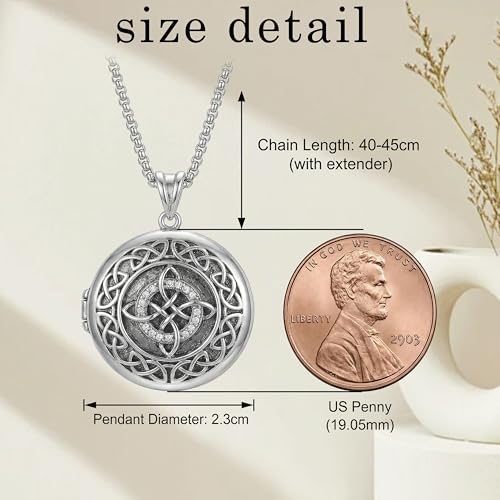 925 Sterling Silver Patron Saint Necklace Amulet Miraculous Medal Pendant Jewelry for Men Women with Friendship Talisman Travel Inspirational Gifts - color: black-L