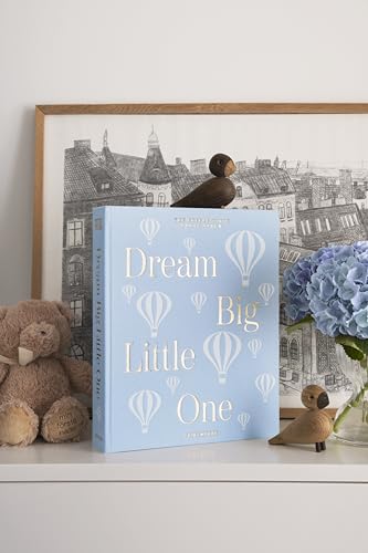 Printworks Dream Big Little One Baby Album, Light Blue - 30-Page Keepsake - style: Modern