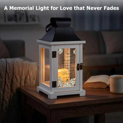 Memorial Lantern for Loss of Son Sympathy Gifts Memory Lantern - color: Son