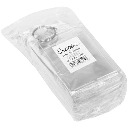 Snapins 2" x 2.875" Clear Acrylic Photo Keychains