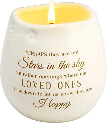 Pavilion Gift Company - Stars in the Sky - 8 oz -100% Soy Wax Candle Scent: Tranquility - style: In Memory, They're Happy