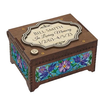 Memorial Custom MP3 Music Box, Voice Recording Or Favorite Song Memory Box, Photo Image Print Inside