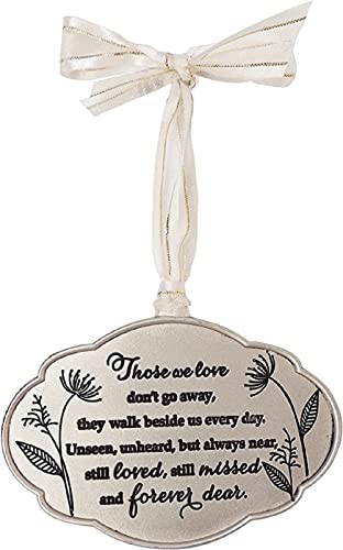 Abbey & CA Gift Those We Love Oval Ornament On White Ribbon - style: Those We Love Oval