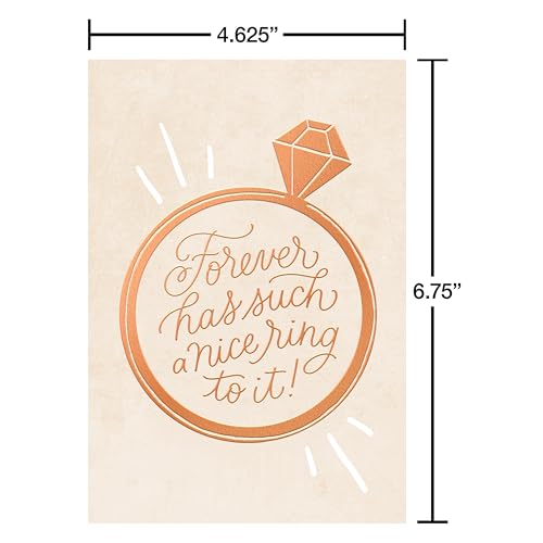 American Greetings 6-Count Wedding Card Pack, Peach and Rose-Gold Celebration Designs - color: WEDDING CELB PCK 6 CARD BUNDLE