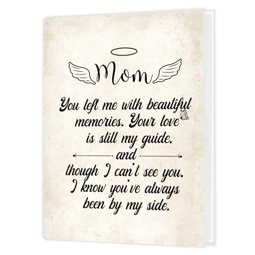 Mom Memorial Photo Album Holds 36 4x6 Photos, Remembrance Bereavement Gift for Loss of Mother, Loss of Mom Sympathy Gifts Small Photo Album Memory Keepsake - color: Mom Mourn b