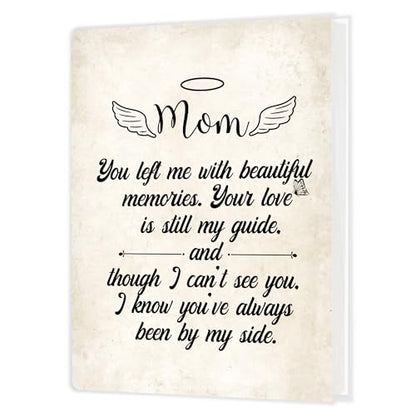 Mom Memorial Photo Album Holds 36 4x6 Photos, Remembrance Bereavement Gift for Loss of Mother, Loss of Mom Sympathy Gifts Small Photo Album Memory Keepsake - color: Mom Mourn b