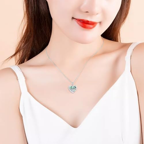 Minicremation Heart Guitar Cremation Pendant Necklace for Ashes Stainless Steel Music Guitar Pick Cremation Keepsake Memorial Urn Necklace - color: Silver&Heart