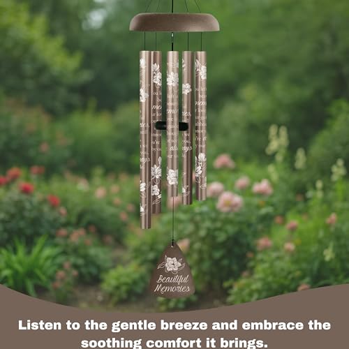 Carson 30" 'Beautiful Memories' Memorial Garden/Patio/Porch Outdoor Decor Windchime