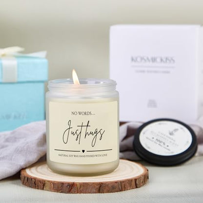 Sympathy Gifts for Loss of Loved One, 9 OZ Soy Wax Candle Memorial Gifts - color: Missed Gifts