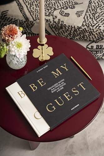 PrintWorks Guest Book, White & Anthracite - 100-Page Wedding Keepsake Album - color: White/Anthracite