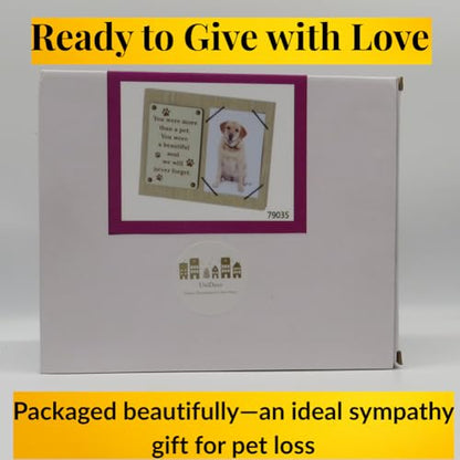 Memorial Gifts for Dogs, Gift for Someone who Lost a Dog, Pet Memorial Keepsakes for Dogs, Dog Remembrance Picture Frame, Loss of a Pet Sympathy Gift, 4 x 6 Wooden Picture Frame - size: Dog Beautiful Soul