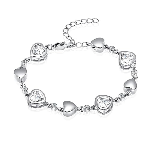zeqingjw Heart Cremation Bracelet for Ashes - Urn Bracelet Memorial Keepsake Jewelry - Ashes Holder for Women - color: Silver Blue