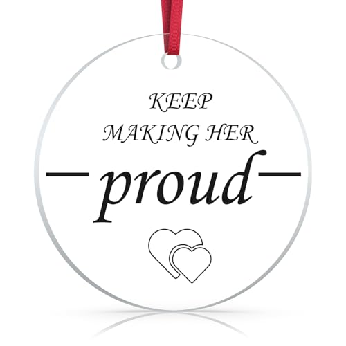 Sympathy Gifts for Loss of Loved One Dad Mom Husband Sister Friend Bereavement Gifts Hanging Ornaments Condolences Gift Bereavement Gift for Loss of Father Mother Brother Memorial Christmas Ornament