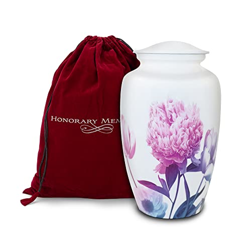 Eternal Bloom Flower Urn - Decorative Cremation Urn for Adult Ashes - color: Eternal Bloom, size: 1 Large Urn