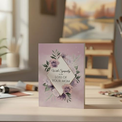 Sympathy Card for Loss of Mom or Mother with Printed Verse