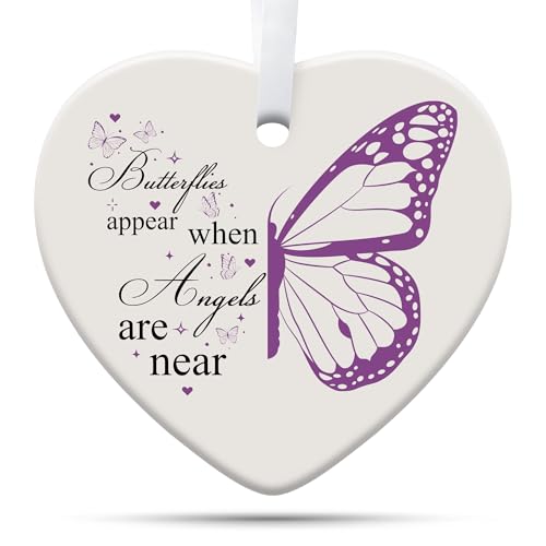Cardinal Memorial Ornament - Ceramic, Bereavement Gift for Loss of Loved One - color: Memorial