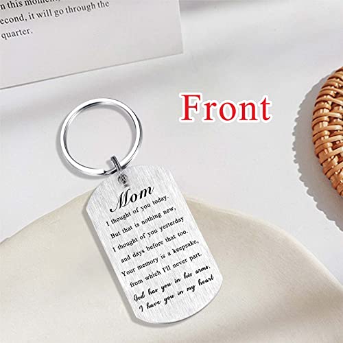 Alotozo Memorial Gifts - Sympathy Keychain for Loss of Loved One - color: Mom Memorial Gifts