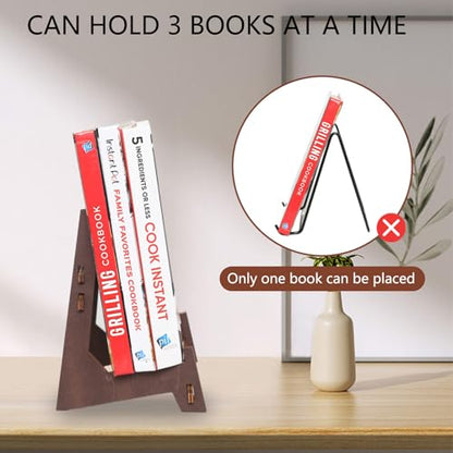 10 Inch Wooden Plate Display Stand, 1 Pack | Plate Holder, Display Stand for Book, Frame Picture, Plaque, Photo, Platter, Bowl, Decorative Tabletop Art Stand