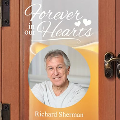 Let's Make Memories Personalized Memorial Lantern - Sympathy - Condolences - in Memory - LED Candle - Automatic Timer - Wood/Metal - in Our Hearts - style: In Our Hearts