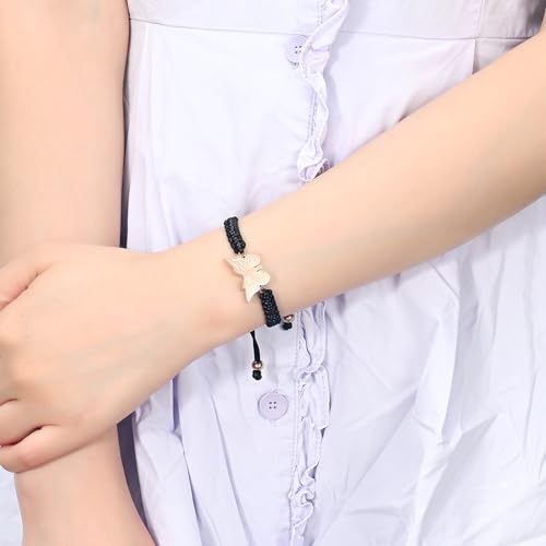 zeqingjw Butterfly Urn Bracelet for Ashes for Women Men - color: Rose Gold