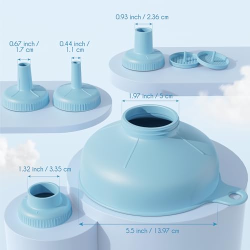Pisol Wide Mouth Versatile Funnel for Kitchen Use for Filling Bottles