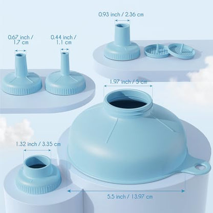 Pisol Wide Mouth Versatile Funnel for Kitchen Use for Filling Bottles