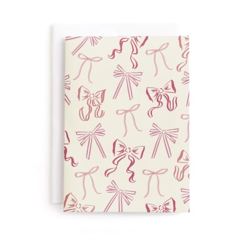 Minted | Blank Greeting Card, 5x7 w/Envelope | Merci Bowcoup | Independent Artist-Designed with Quality Materials - color: Merci Bowcoup