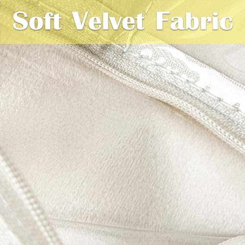 Travel Jewelry Organizer Case, Jewelry Bags Jewelry Storage Book Binder with Clear Zipper Velvet Pouch for Traveling,Earrings, Rings, Necklace, Bracelet (Inner Pages,Beige,3 PCS) - color: Inner Pages,Beige,3 PCS