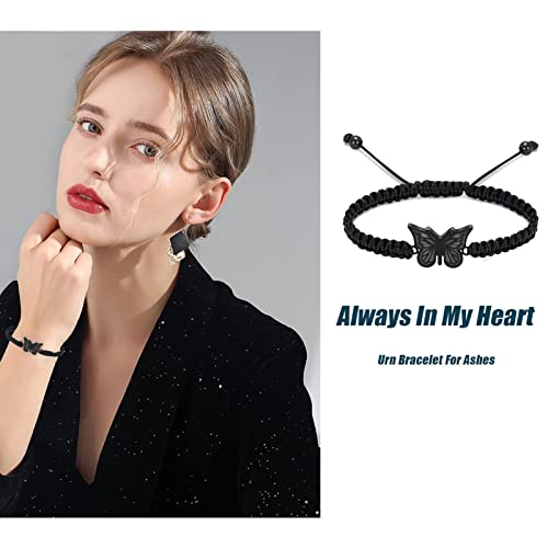 zeqingjw Butterfly Urn Bracelet for Ashes for Women Men - color: Customize