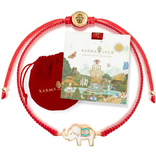 KARMA AND LUCK Adjustable Red String Bracelet for Women | Polished for Versatile, Everyday Elegance - style: Spiritual Strength
