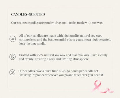 After Breast Surgery Gifts for Women, Breast Cancer Survivor Gifts, New Boobs Candle, Vanilla Scented Candle, Natural Soy Wax & Natural Essential Oils - color: New Boobs