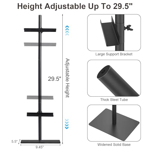 Adjustable Tabletop Picture Frame Stand,Heavy Metal Base Adjustable Size Table Easels for Display,Picture Frame Holder Art Display Stand,Art Poster Rack,for Home Office Galleries
