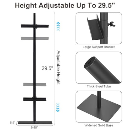 Adjustable Tabletop Picture Frame Stand,Heavy Metal Base Adjustable Size Table Easels for Display,Picture Frame Holder Art Display Stand,Art Poster Rack,for Home Office Galleries