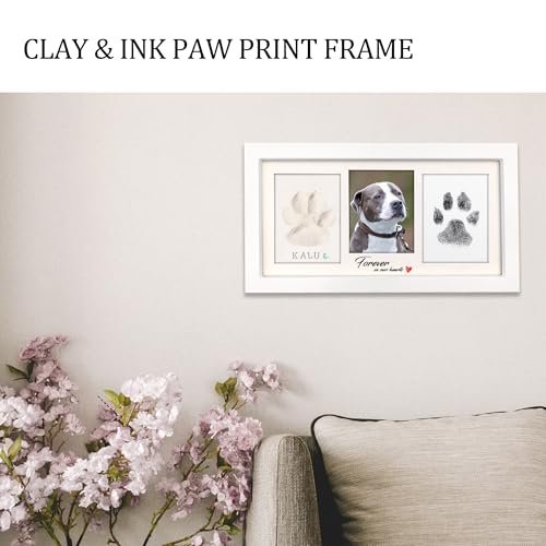 MYPAWLETS Paw Print Frame Kit,Dog/Cat Paw Print Keepsake,XL White - color: Extra Large-white