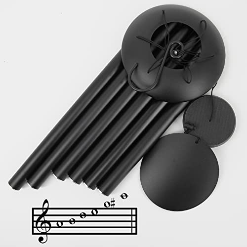 ASTARIN 36in Memorial Wind Chimes Black - size: 36" Black