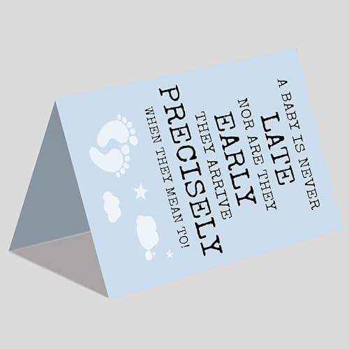 IDU New Baby Card, Baby Shower Card, Pregnancy Encouragement Cards, Newborn Congratulations Cards Gifts for Expecting Mom Parents Friend Sister Daughter - style: ZN396