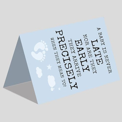 IDU New Baby Card, Baby Shower Card, Pregnancy Encouragement Cards, Newborn Congratulations Cards Gifts for Expecting Mom Parents Friend Sister Daughter - style: ZN396