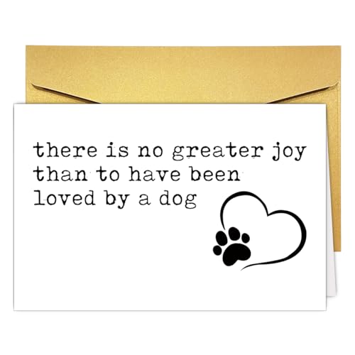 Pet Dog Loss Sympathy Card, Sympathy Gifts for Someone Loss of Dog, Thinking of You Card for Friend Loss of Dogs Pet, Sorry For Your Loss For Dog Owner