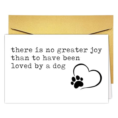 Pet Dog Loss Sympathy Card, Sympathy Gifts for Someone Loss of Dog, Thinking of You Card for Friend Loss of Dogs Pet, Sorry For Your Loss For Dog Owner