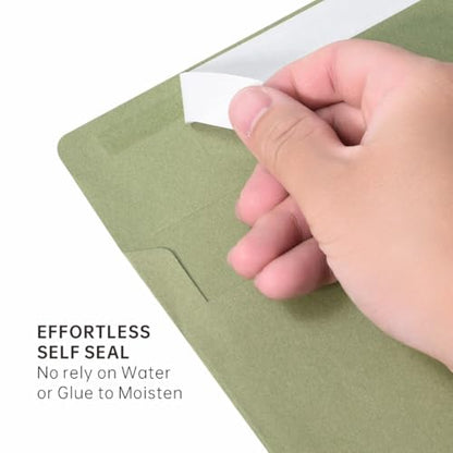 A4 Envelopes 4x6 70 Pack, Sage Green Self Seal for Boho Wedding & Botanical - color: Sage Green, size: 70 Pack A4 (4.72x6.50in) Envelopes