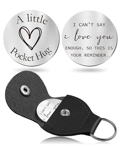 CINDYHE Pocket Hug Token keychain for Men Women Him Her(Reminder) - color: This is Your Reminder