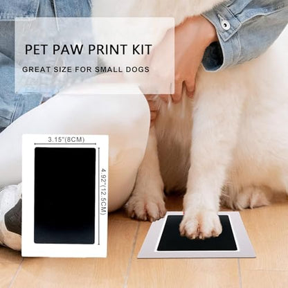 ZMD Inkless Paw Print Kit, Dog Nose Print Kit, Clean Touch Ink Pads and Imprint Cards,Pet Paw Print Impression Kits for Dogs Cats Footprint Keepsake, Gifts for Pet Lovers, New Moms