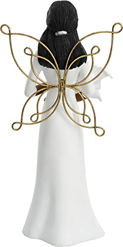 Pavilion - Because Someone We Love is in Heaven - 7.5 Inch Collectible in Memory Ebony Angel Figurine