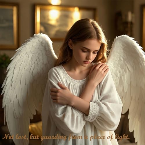 NAN ZAI NAN FANG Cardinal Gifts for Women - 2-Piece Set Angel Figurines | Sympathy Gifts for Loss of Loved One,Mother,Father，Husband-Memorial Cardinal Decor for Home-Resin Sculpted Statue - style: Set